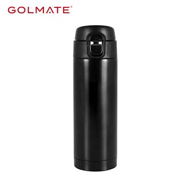 Personalised Black Gradient 500ml Thermos Insulated Water Bottle