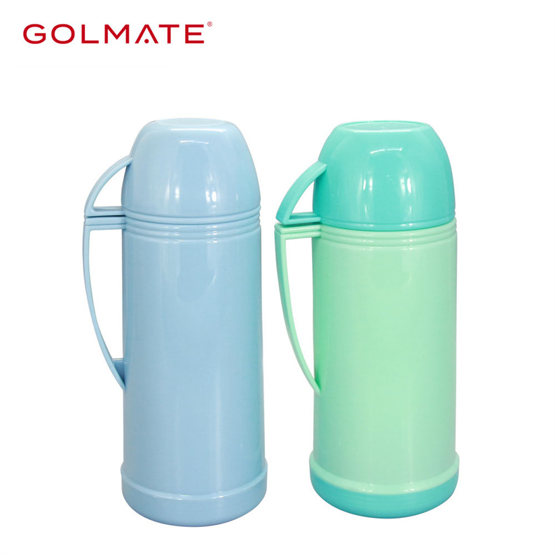 Golmate Glass Lined Thermos Vacuum Flask 