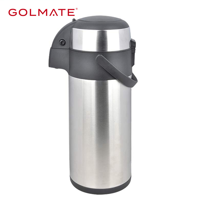 VonShef Thermal Airpot Carafe Coffee Beverage Dispenser Stainless Stee –  Caffeinequip