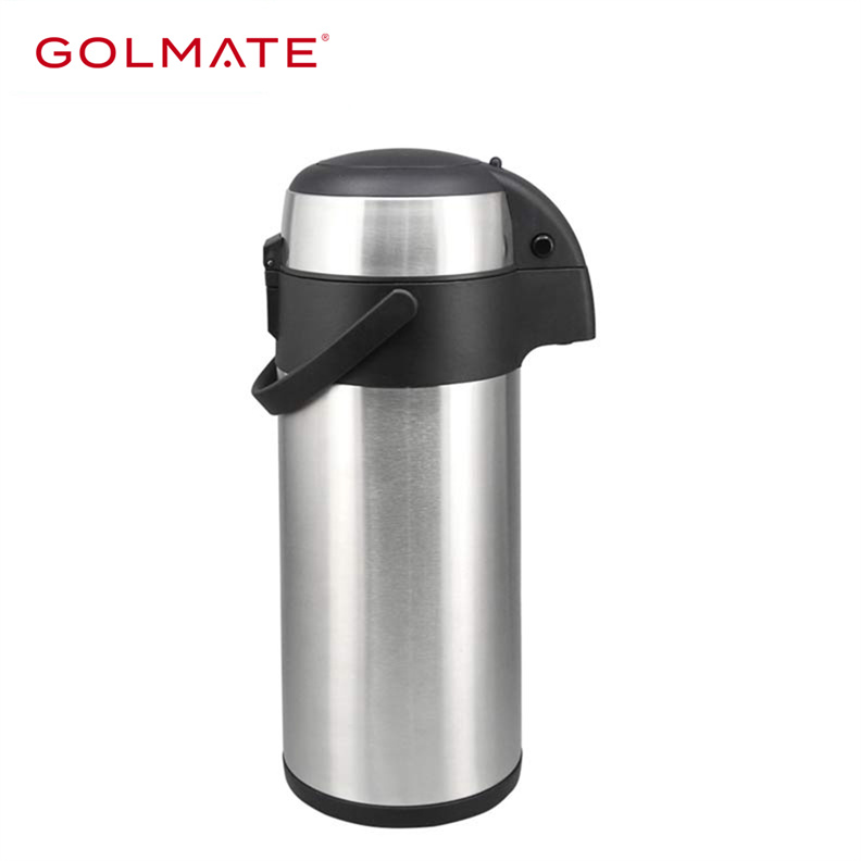 Gadgets - Coffee & Tea, Gourmia GAP9820 Air Pot Thermal Hot & Cold Beverage  Carafe With Pump Dispenser 2.2 L Capacity