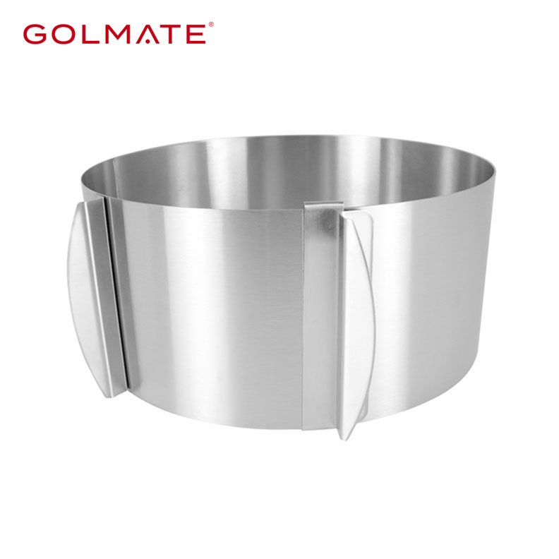 Stainless steel cake ring - 10cm. height #7683 - Robusta