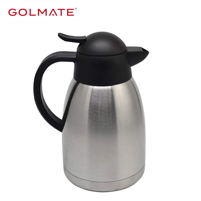 High quality 1.0L thermos coffee & Teapot glass liner vacuum flask