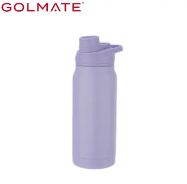 GOLMATE Insulated Stainless Steel Vacuum Flask with Stable Handle&Leakproof Flip